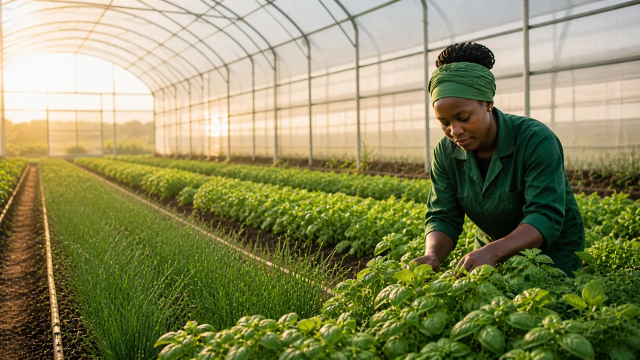 CorpusFeed herb and vegetable harvest
